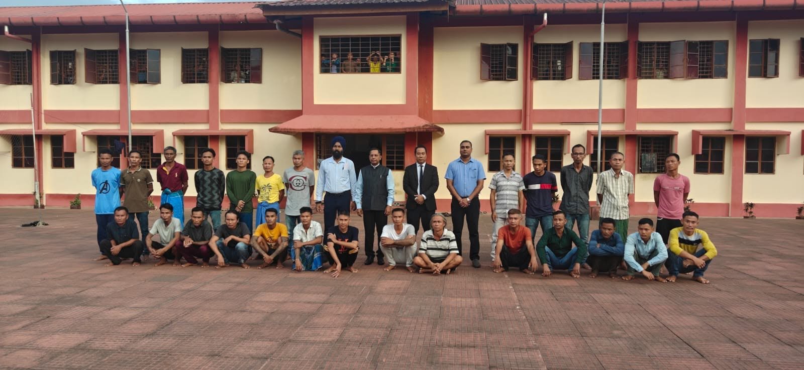 Myanmar seamen at the Open Distress Camp, Prothrapur, Andaman and Nicobar